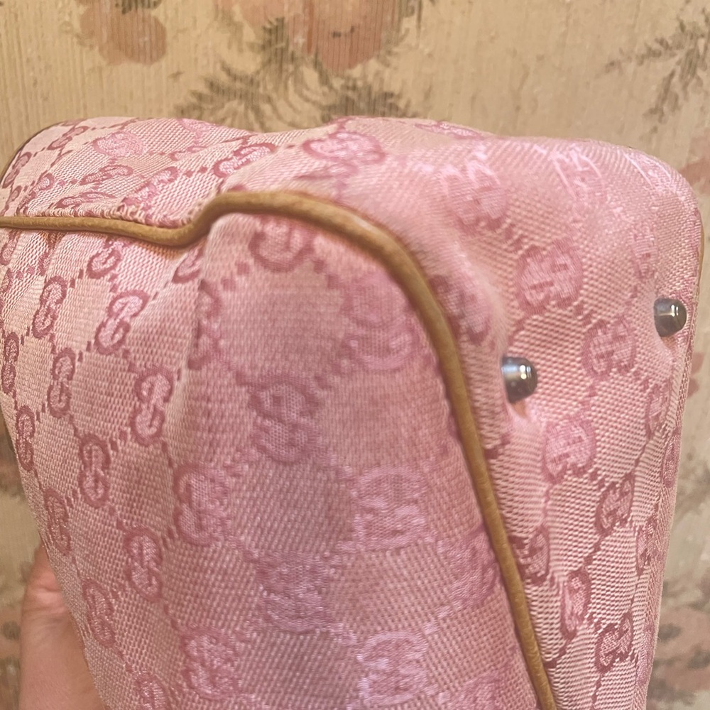 Gucci Pink and Brown Tote Bag - Picture 9 of 16